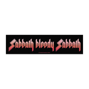 Black Sabbath Super Strip Patch: Sabbath Bloody Sabbath (Retail Pack) Super Strip-patch