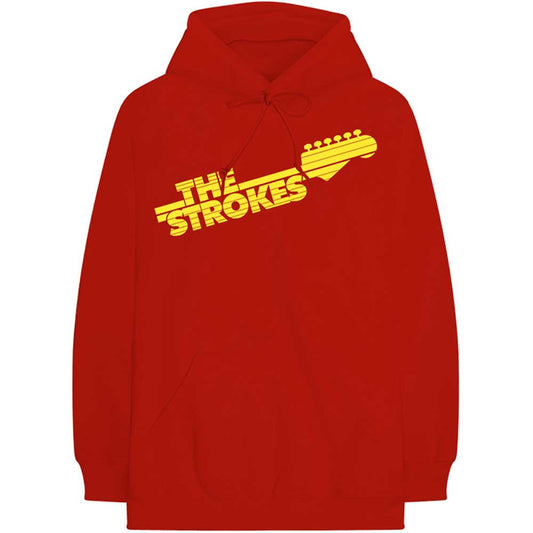 The Strokes Unisex Pullover Hoodie: Guitar Fret Logo Trui met capuchon