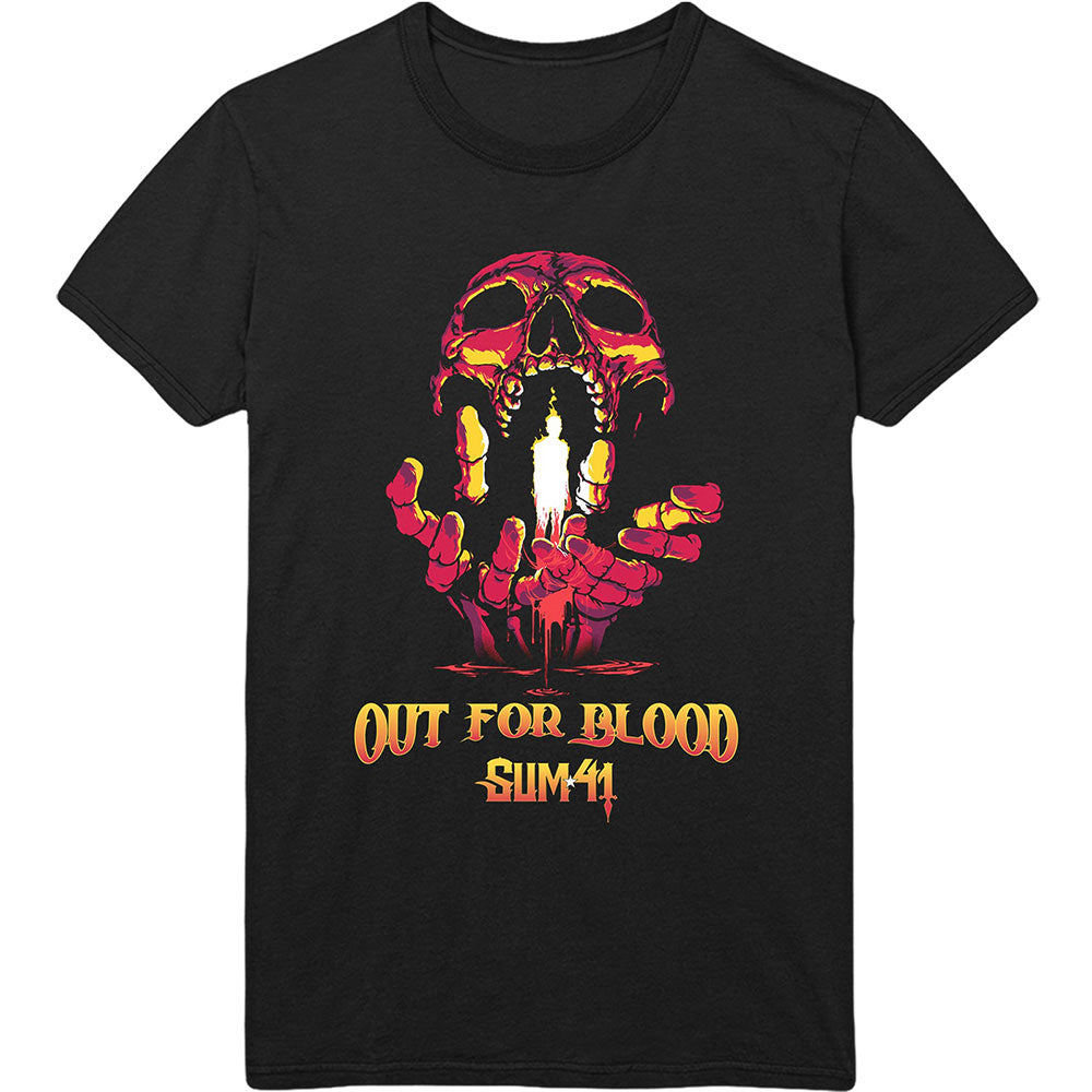 Sum 41 Unisex T-Shirt: Out For Blood (Back Print) T-Shirt