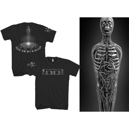 Tool Unisex T-Shirt: BW Spectre (Back & Sleeve Print) T-Shirt