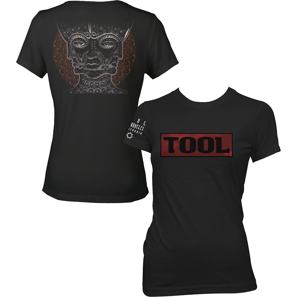 Tool Ladies T-Shirt: Shaded Box (Back & Sleeve Print) T-Shirt