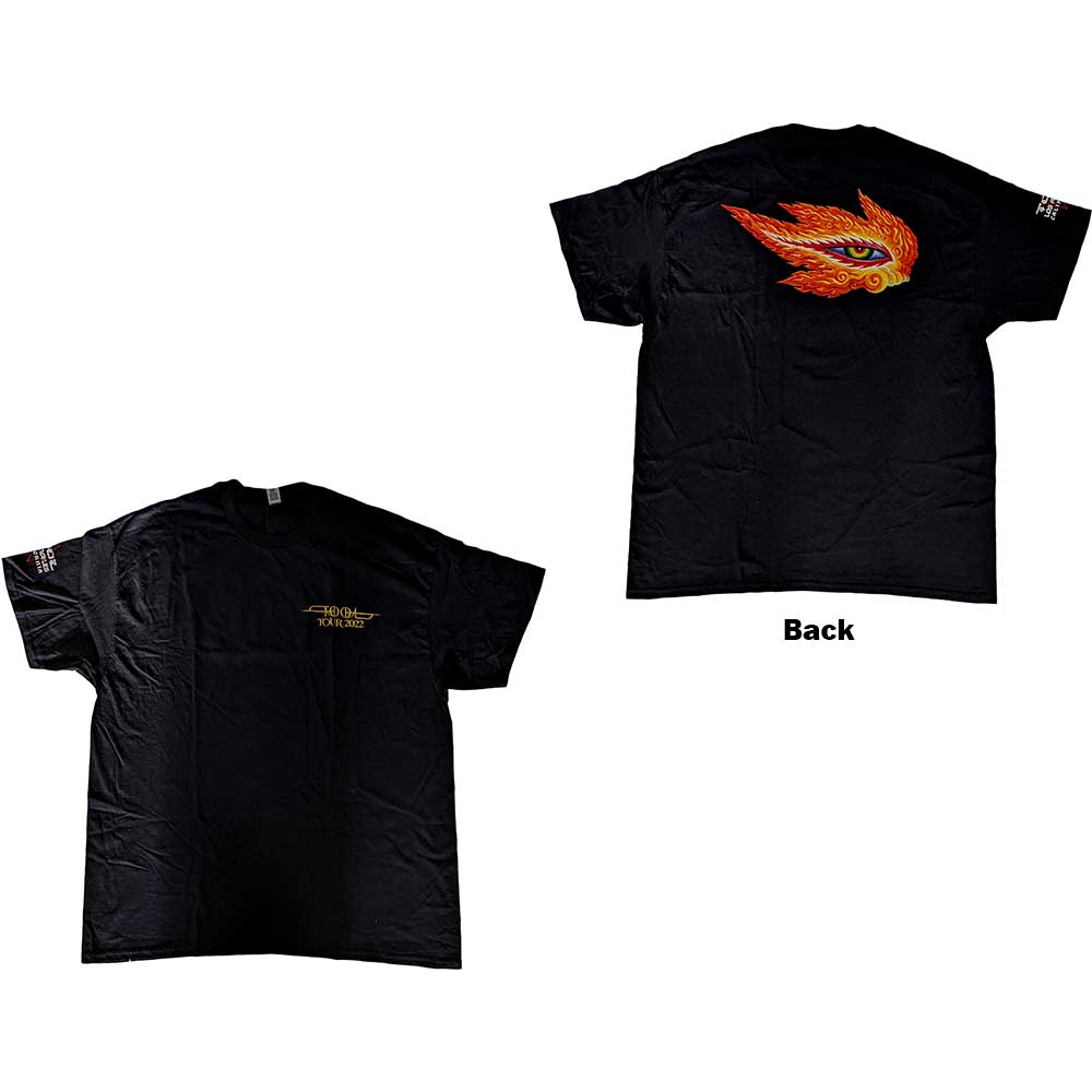 Tool Unisex T-Shirt: Flaming Eye Tour 2022 (Back Print) (Ex-Tour) T-Shirt