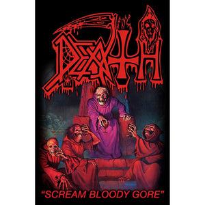 Death Textile Poster: Scream Bloody Gore Textielposter