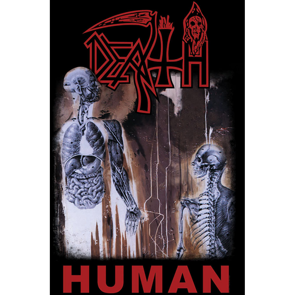 Death Textile Poster: Human Textielposter