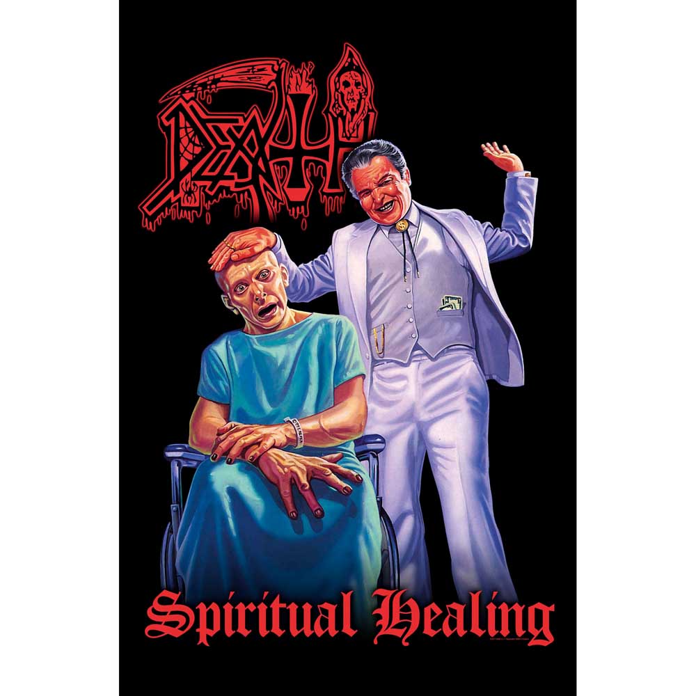 Death Textile Poster: Spiritual Healing Textielposter