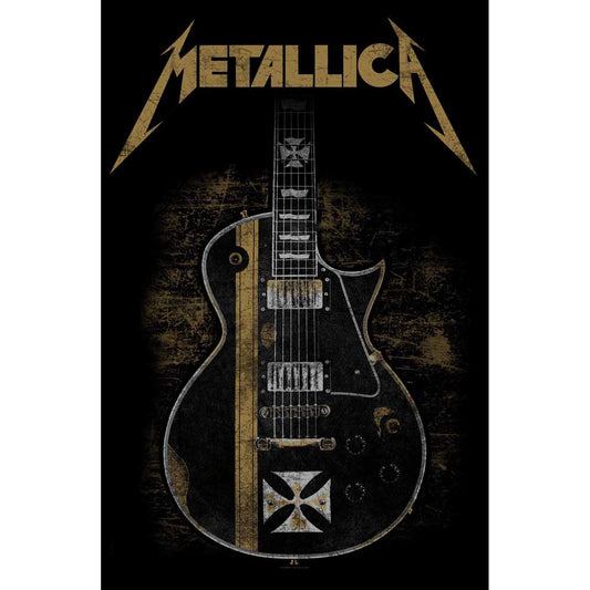 Metallica Textile Poster: Hetfield Guitar Textielposter