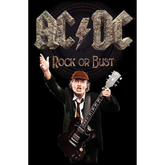 AC/DC Textile Poster: Rock Or Bust / Angus Textielposter