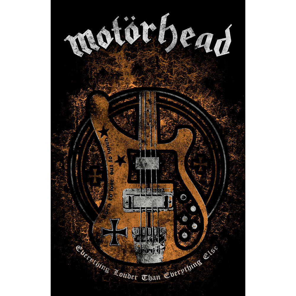 Motorhead Textile Poster: Lemmy's Bass Textielposter