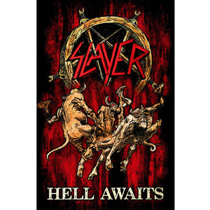 Slayer Textile Poster: Hell Awaits Textielposter