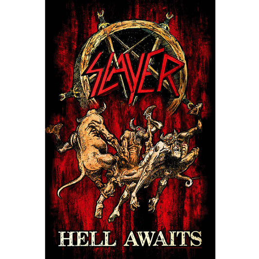 Slayer Textile Poster: Hell Awaits Textielposter