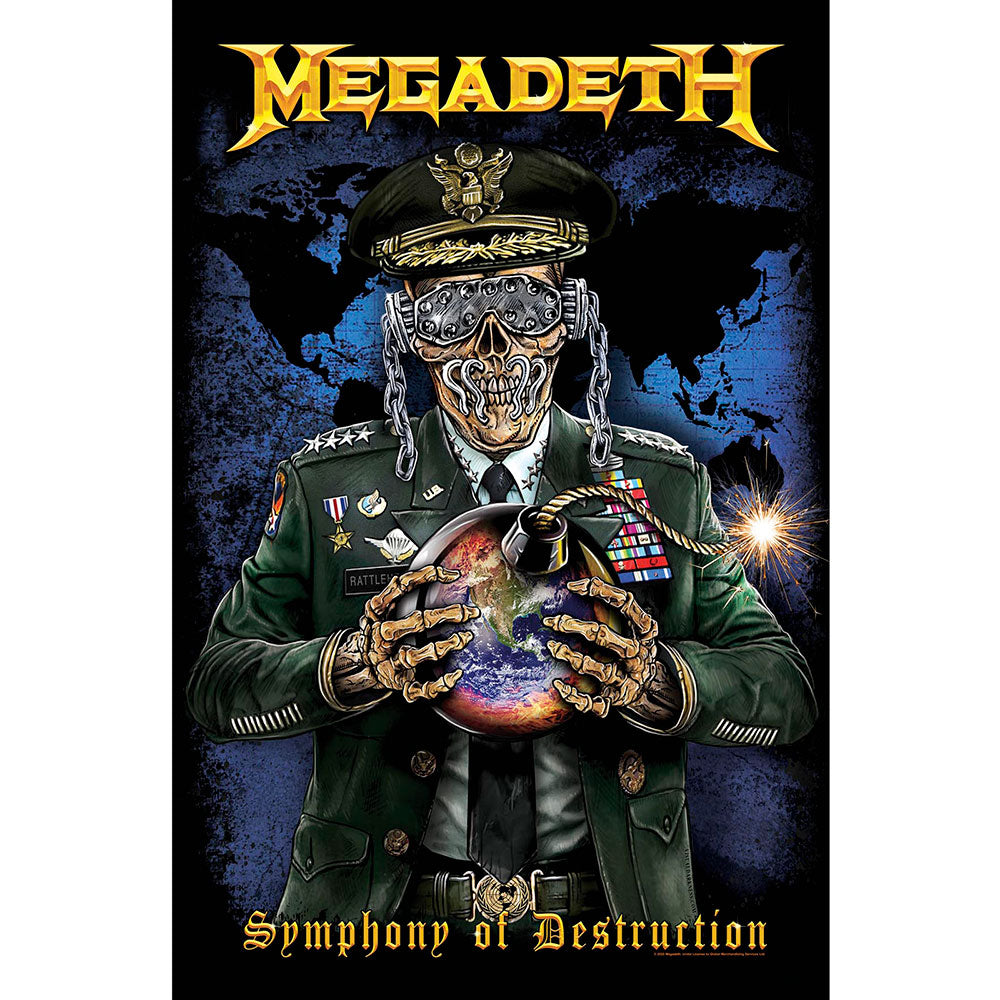 Megadeth Textile Poster: Symphony of Destruction Textielposter