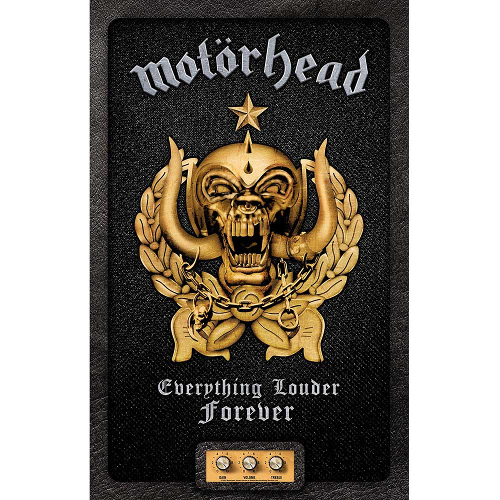 Motorhead Textile Poster: Everything Louder Forever Textielposter