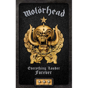 Motorhead Textile Poster: Everything Louder Forever Textielposter
