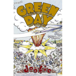 Green Day Textile Poster: Dookie Textielposter