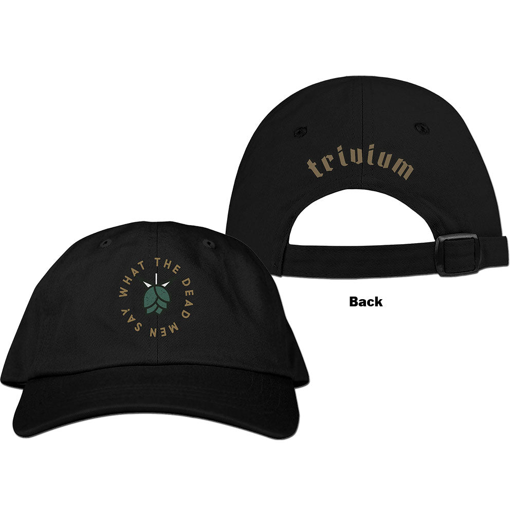 Trivium Unisex Baseball Cap: Dead (Front & Back Logo) Baseballpet