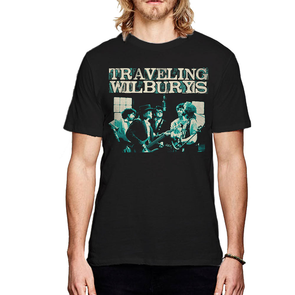 The Traveling Wilburys Unisex T-Shirt: Performing T-Shirt