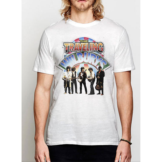 The Traveling Wilburys Unisex T-Shirt: Band Photo T-Shirt