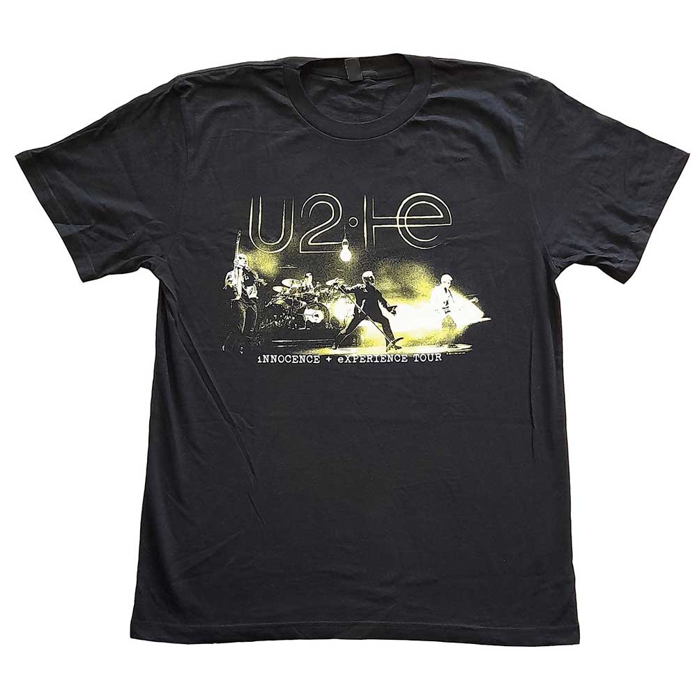 U2 Unisex T-Shirt: Stage Photo (Back Print) (Ex-Tour) T-Shirt