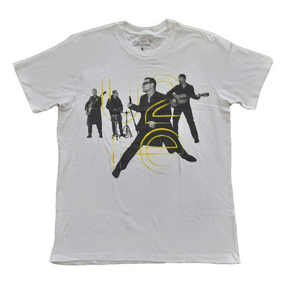 U2 Unisex T-Shirt: Live Action (Back Print) (Ex-Tour) T-Shirt