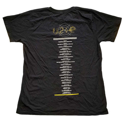 U2 Ladies T-Shirt: I+E Tour Bed Photo (Back Print) (Ex-Tour) T-Shirt