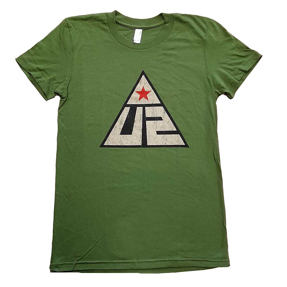 U2 Ladies T-Shirt: Glastonbury 2011 Pyramid Stage (Back Print) (Ex-Tour) T-Shirt
