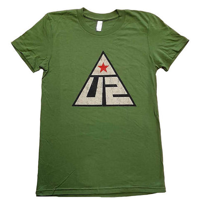 U2 Ladies T-Shirt: Glastonbury 2011 Pyramid Stage (Back Print) (Ex-Tour) T-Shirt