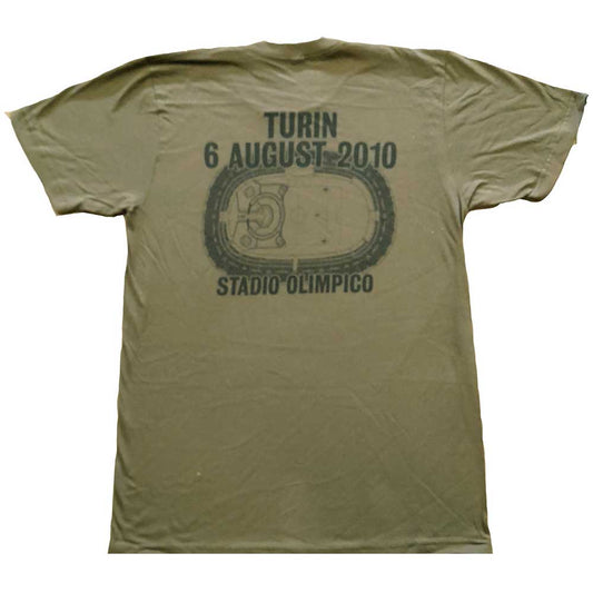 U2 Unisex T-Shirt: 360 Degree Tour Turin 2010 (Back Print) (Ex-Tour) T-Shirt