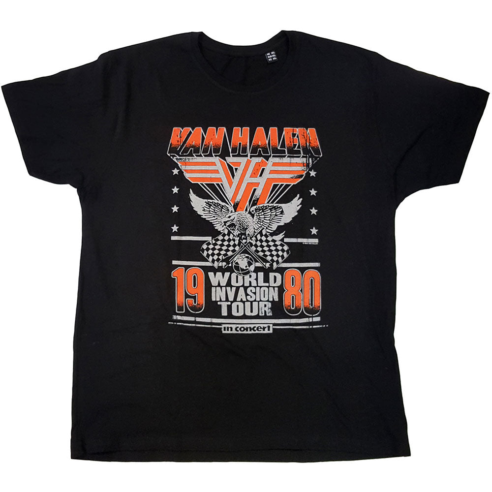 Van Halen Unisex T-Shirt: Invasion Tour '80 T-Shirt