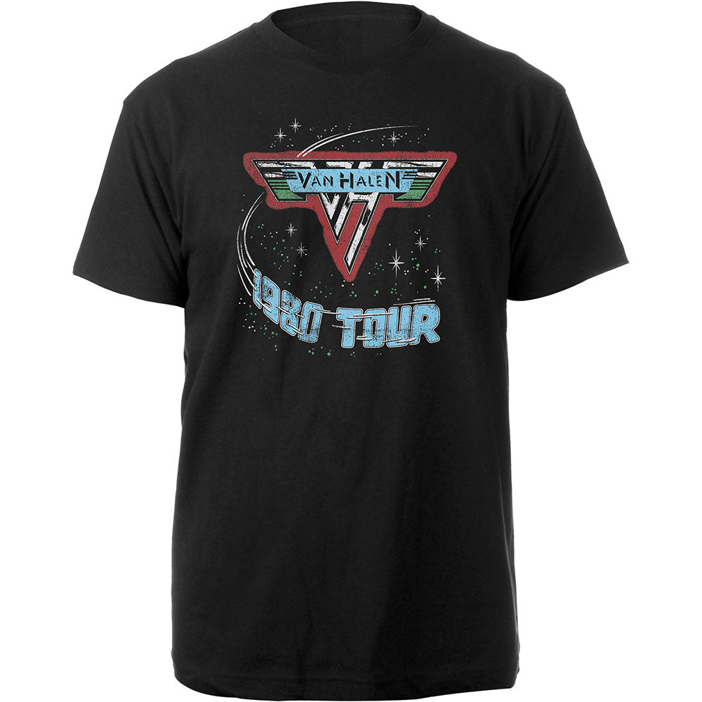 Van Halen Unisex T-Shirt: 1980 Tour T-Shirt