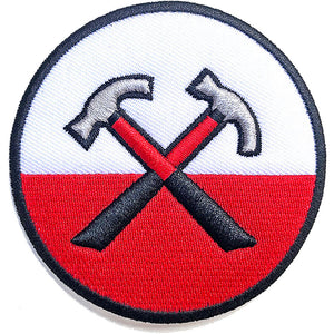 Pink Floyd Standard Patch: The Wall 3D Hammers Circle Standaard patch