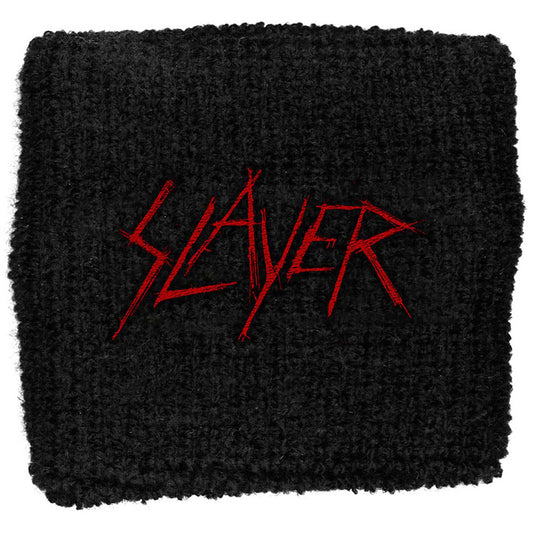 Slayer Fabric Wristband: Scratched Logo (Loose) Stoffen polsband