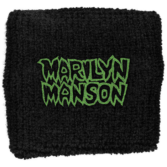 Marilyn Manson Fabric Wristband: Logo (Loose) Stoffen polsband