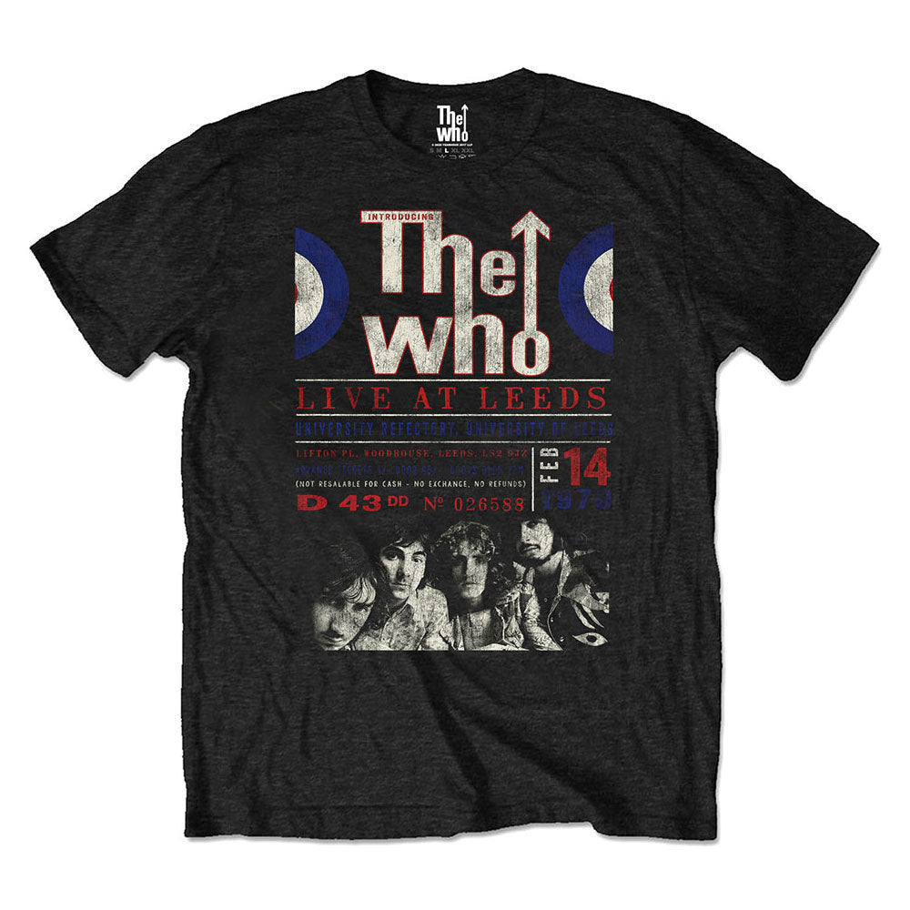 The Who Unisex T-Shirt: Live At Leeds '70 (Eco-Friendly) T-Shirt