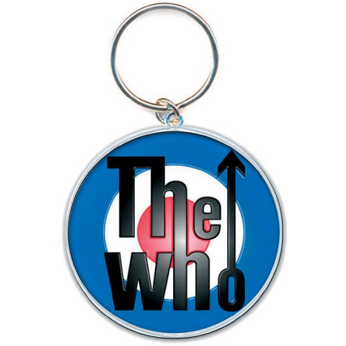 The Who Keychain: Target Logo (Enamel In-fill) Sleutelhanger