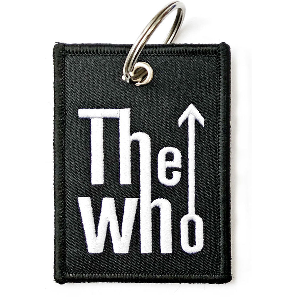 The Who Keychain: Arrow Logo (Double Sided Patch) Sleutelhanger