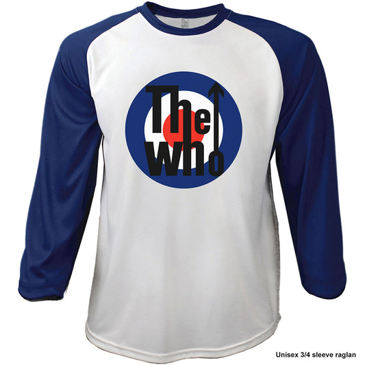 The Who Unisex Raglan T-Shirt: 1969 Pinball Wizard Raglan T-Shirt