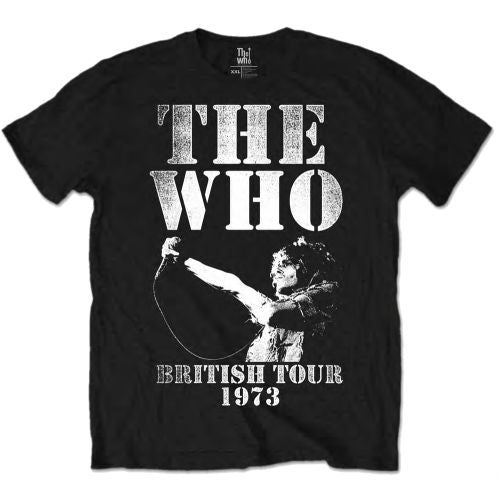 The Who Unisex T-Shirt: British Tour 1973 T-Shirt