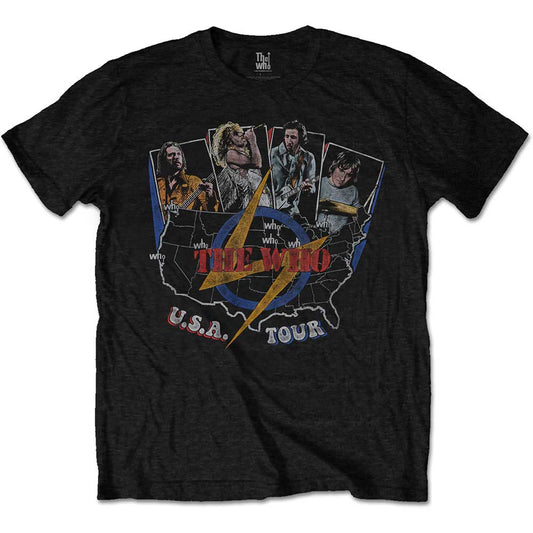 The Who Unisex T-Shirt: USA Tour Vintage T-Shirt