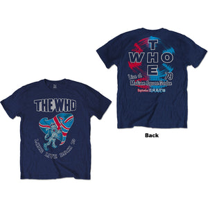 The Who Unisex T-Shirt: Long Live Rock '79 (Back Print) T-Shirt