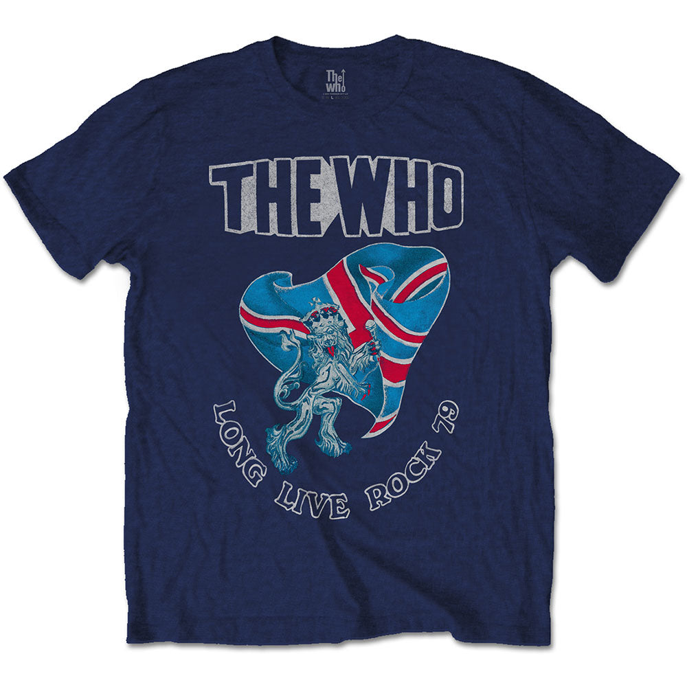 The Who Unisex T-Shirt: Long Live Rock '79 (Back Print) T-Shirt