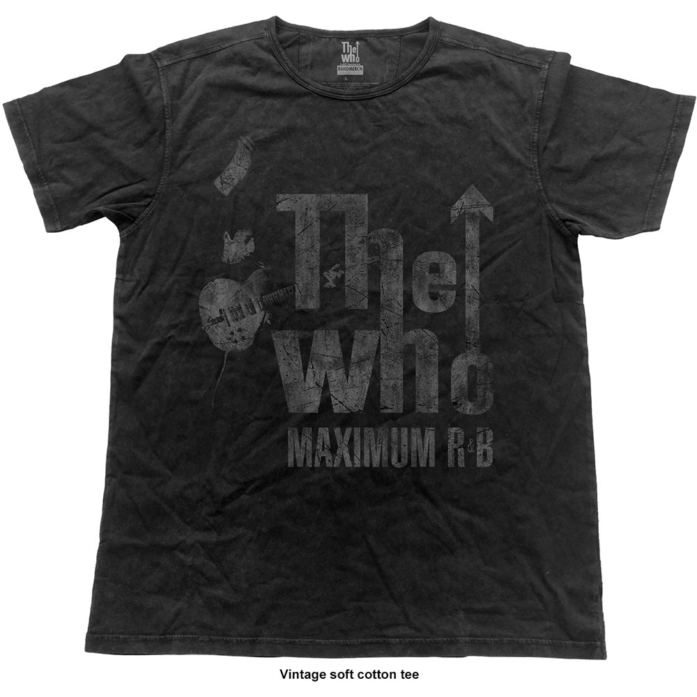 The Who Unisex Vintage T-Shirt: Max R&B Vintage T-Shirt