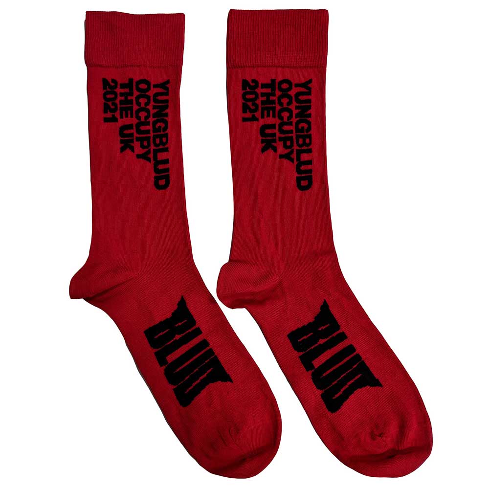 Yungblud Unisex Ankle Socks: Occupy the UK (UK Size 7 - 11) Enkelsokken