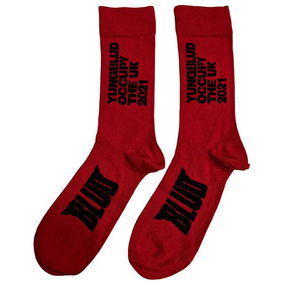 Yungblud Unisex Ankle Socks: Occupy the UK (UK Size 7 - 11) Enkelsokken