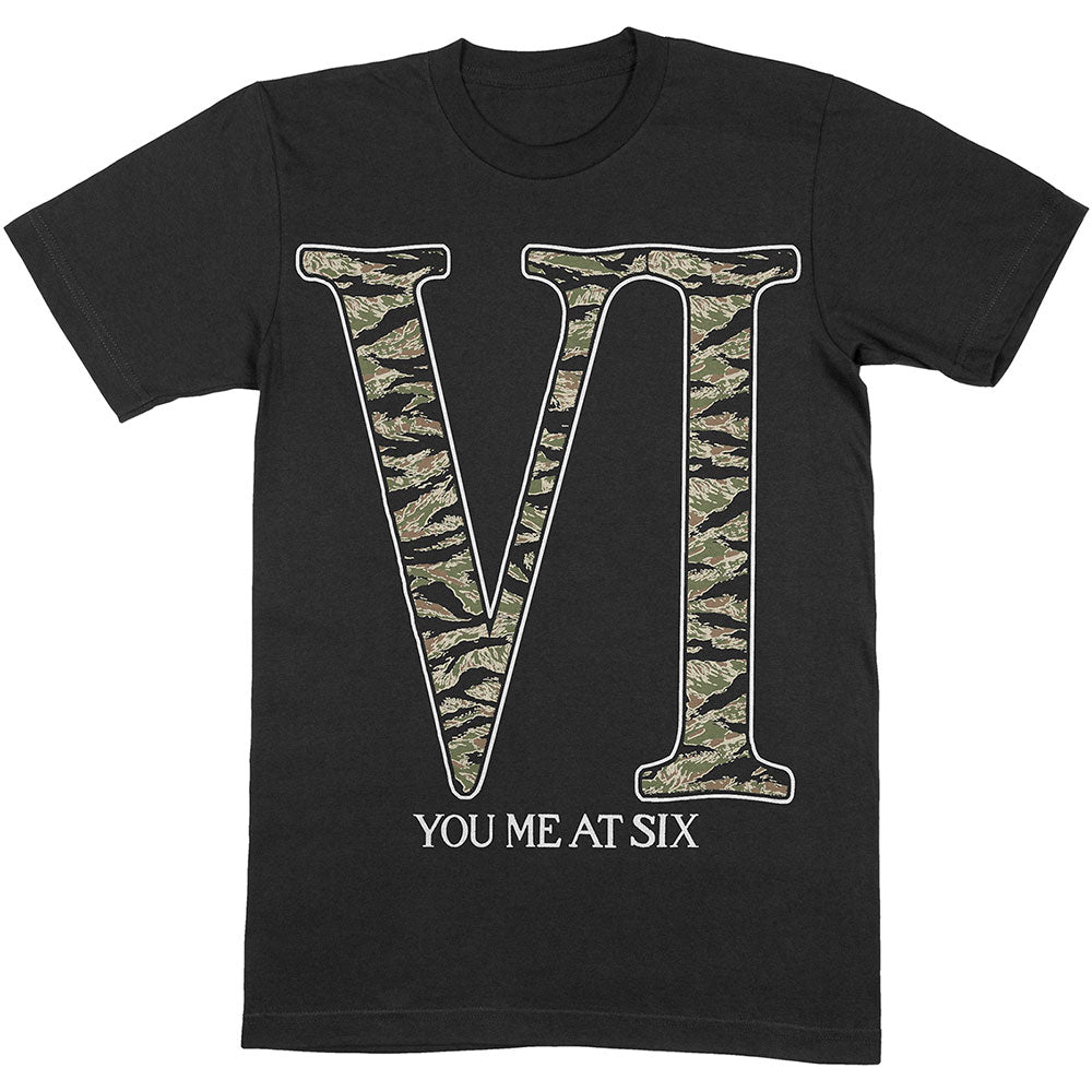 You Me At Six Unisex T-Shirt: Camo VI T-Shirt