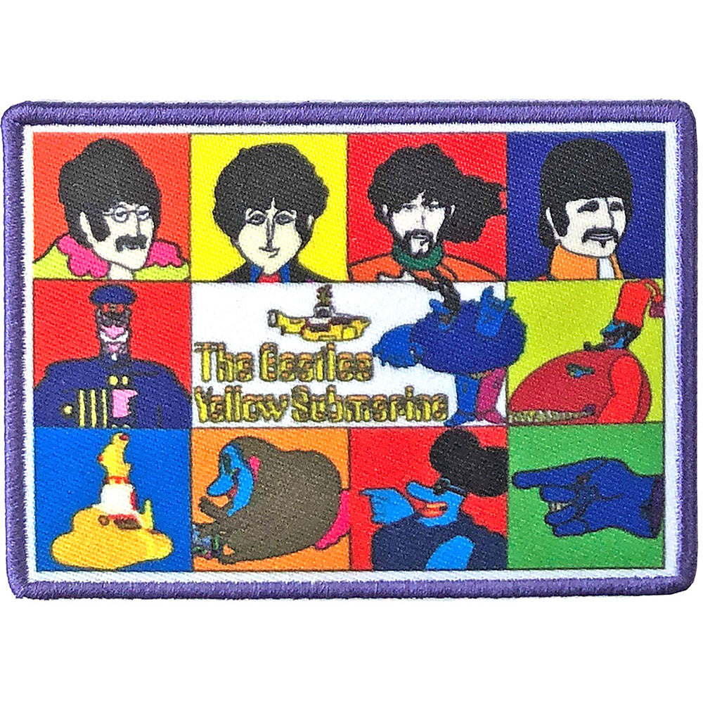 The Beatles Standard Patch: Yellow Submarine Characters (Loose) Standaard patch