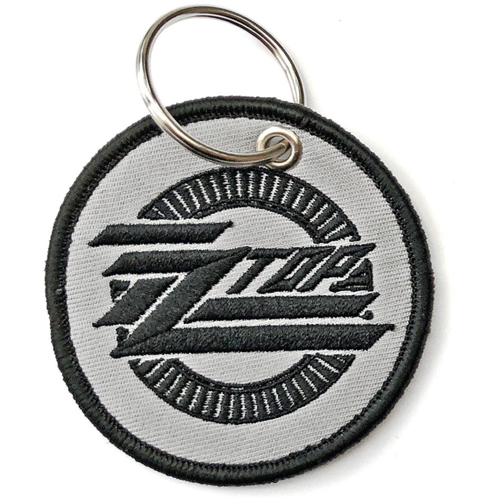 ZZ Top Keychain: Circle Logo (Double Sided Patch) Sleutelhanger